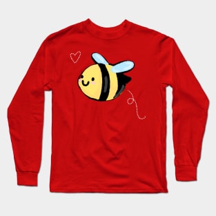 Bee Happy and Bee Positive Long Sleeve T-Shirt